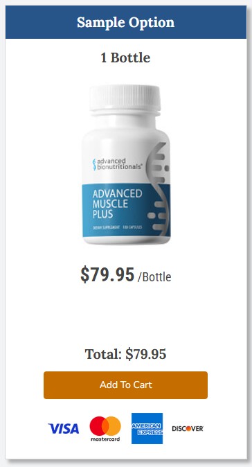 Advanced Muscle Plus 1 Bottle Price